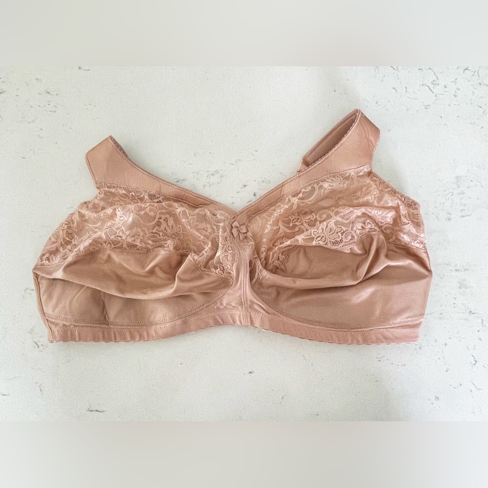 Glamorise Beige Nude Full Figure Bra Size 48h Nwot - Gem